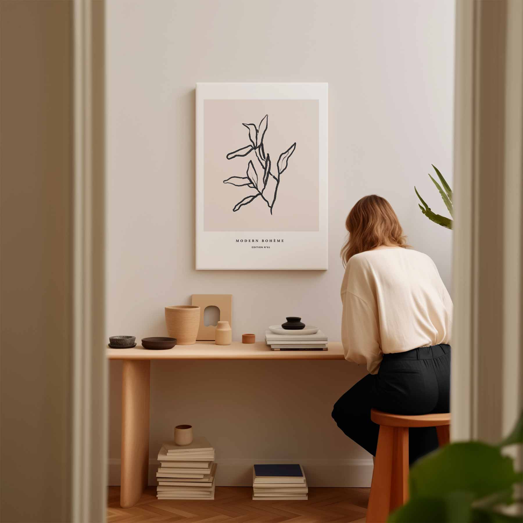 Modern Boho Wanddecor Kunstwerk-canvas-dibond-plexiglas-wanddecoratie-WallArtistic
