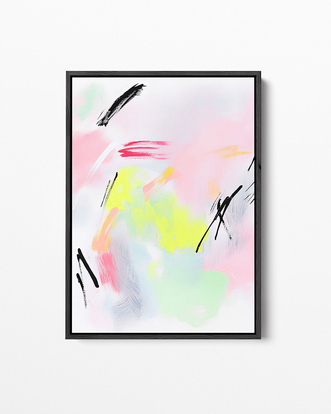 Kleurrijke vegen Kunstwerk