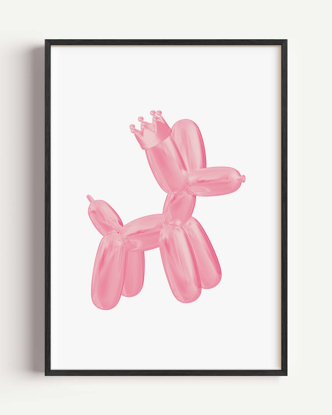 Ballonhond Met Kroontje Poster-WallArtistic