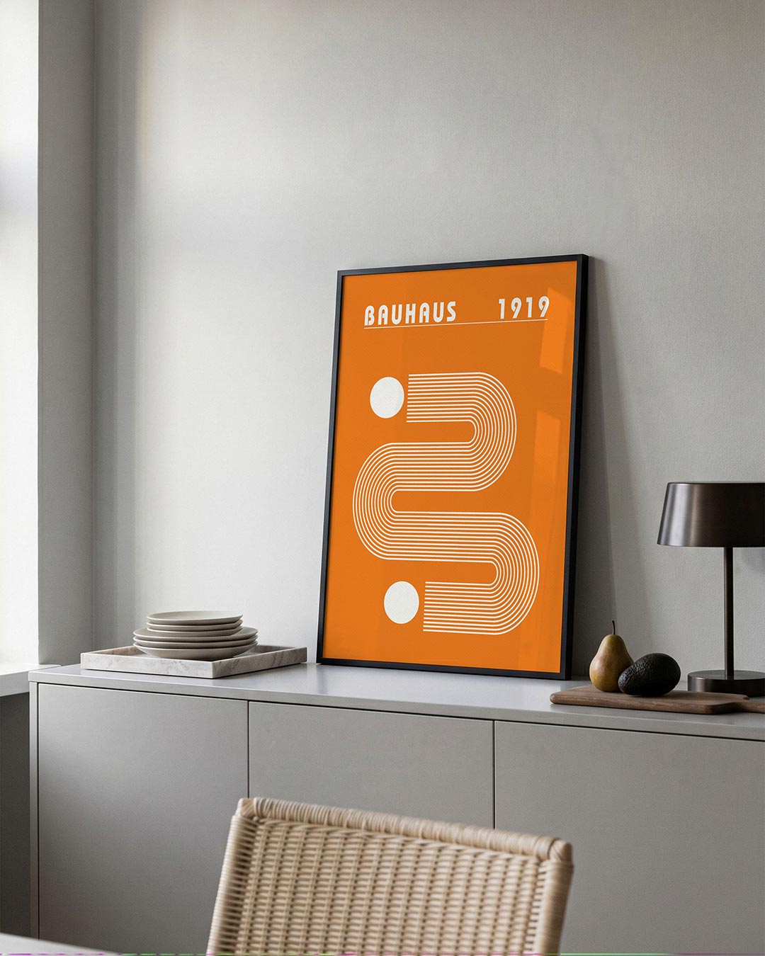 Lijnen en vormen Poster