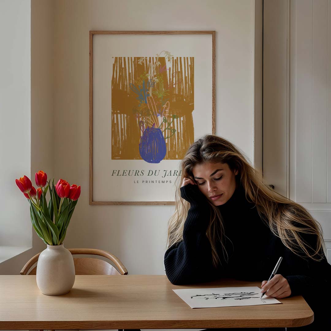 Fleurs du Jardin - Lente Bloemen Poster-WallArtistic