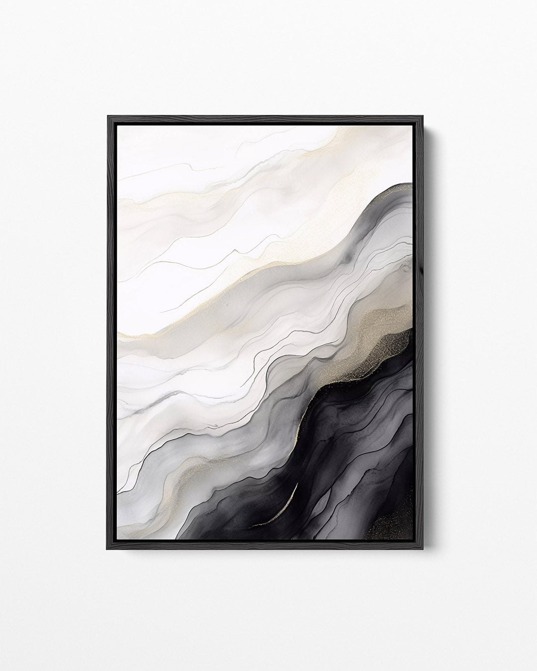 Golvende lijnen compositie Kunstwerk