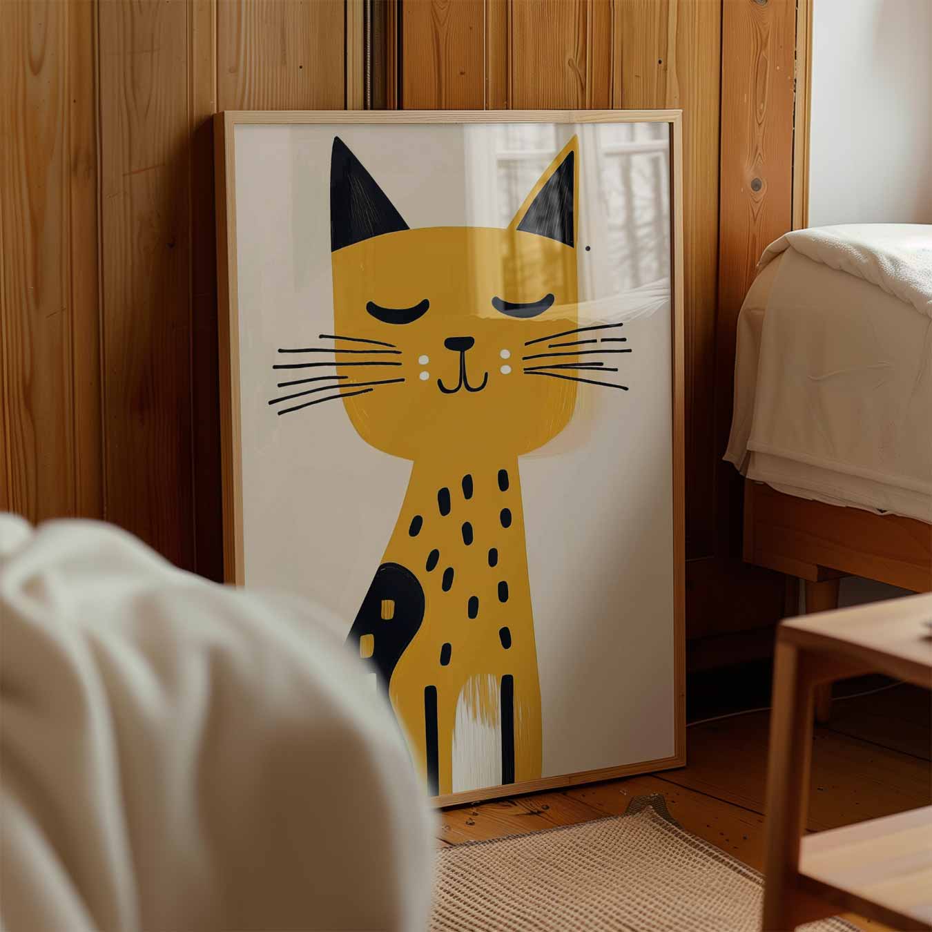 Slapende Kattenposter-WallArtistic