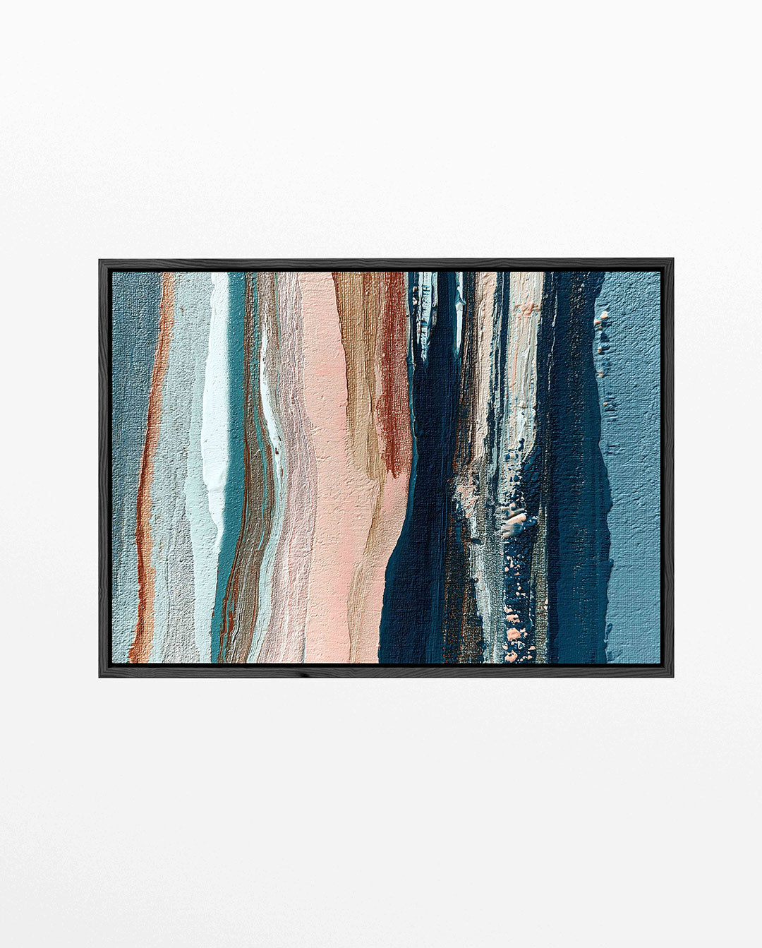 Verticale kleurenstroken Kunstwerk