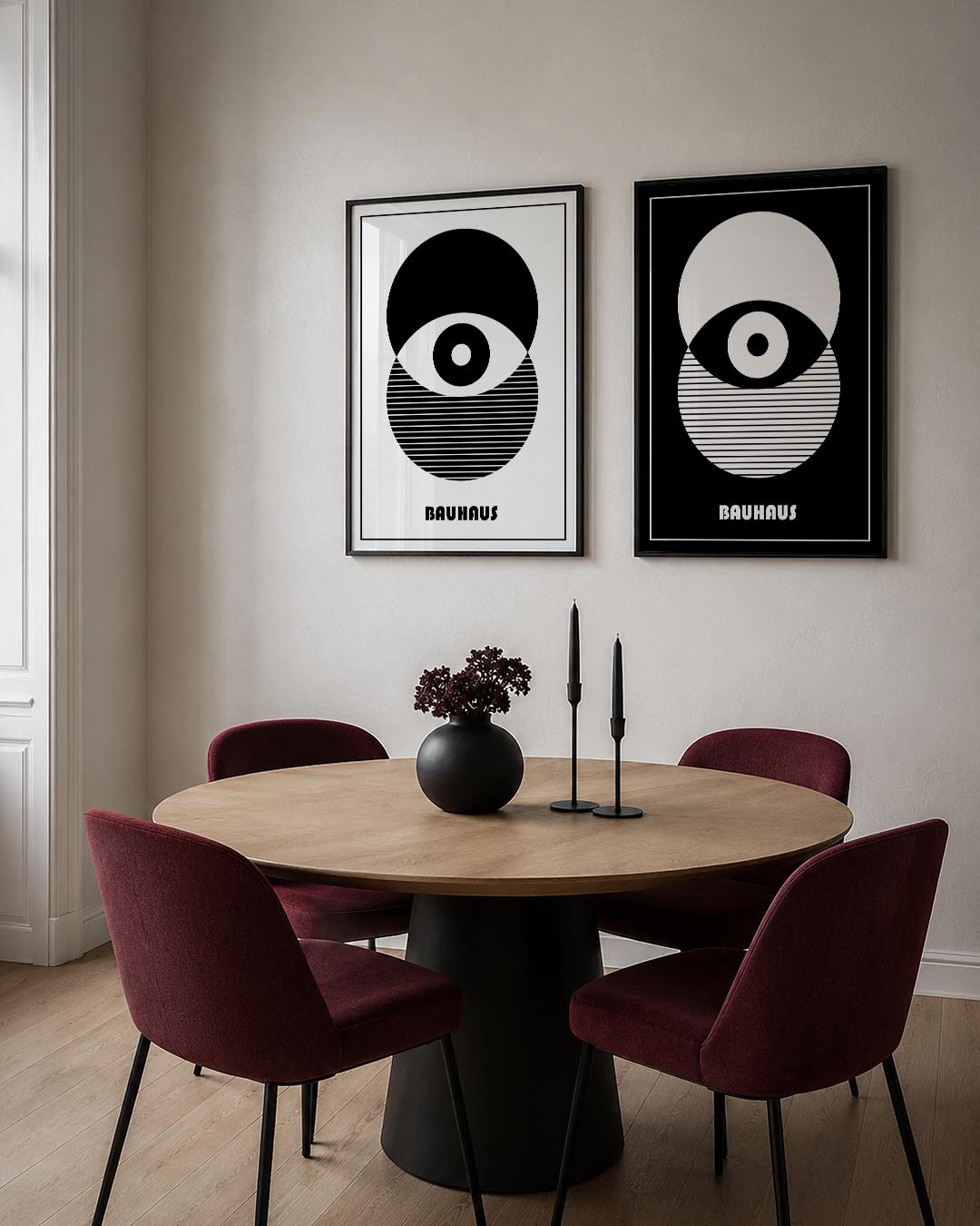 Cirkel en lijnen Posterset