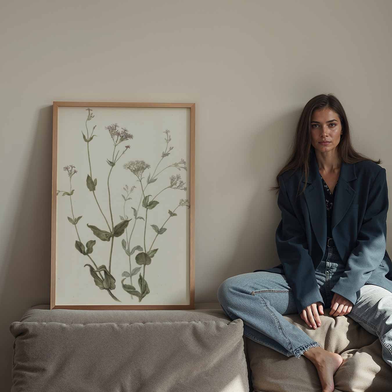 Botanische Bloemenposter-WallArtistic