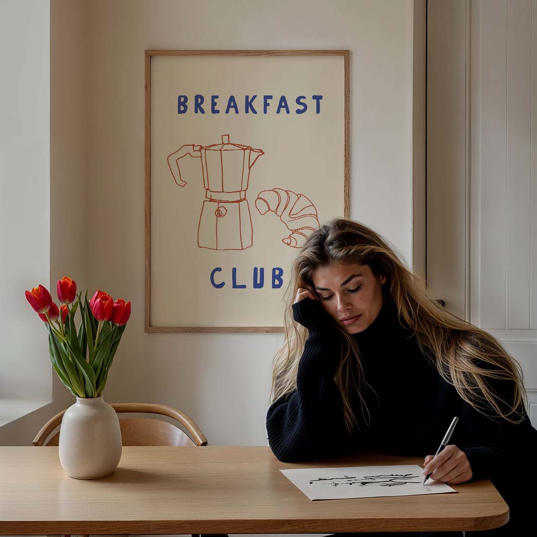 Breakfast Club Keukendecoratie Poster-WallArtistic
