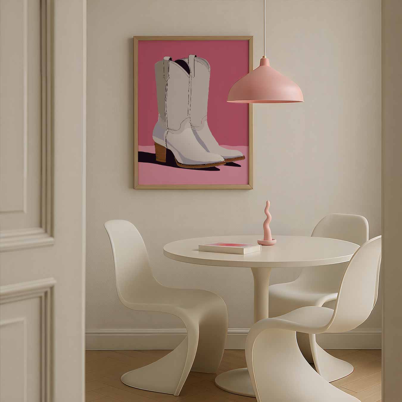 Stijlvolle Cowboylaarzen Poster-WallArtistic