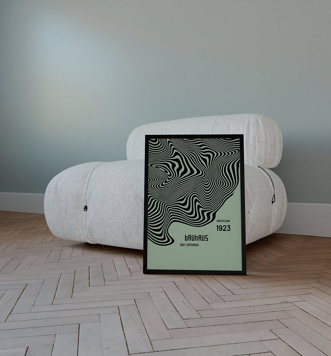 Golvend lijnenspel Poster