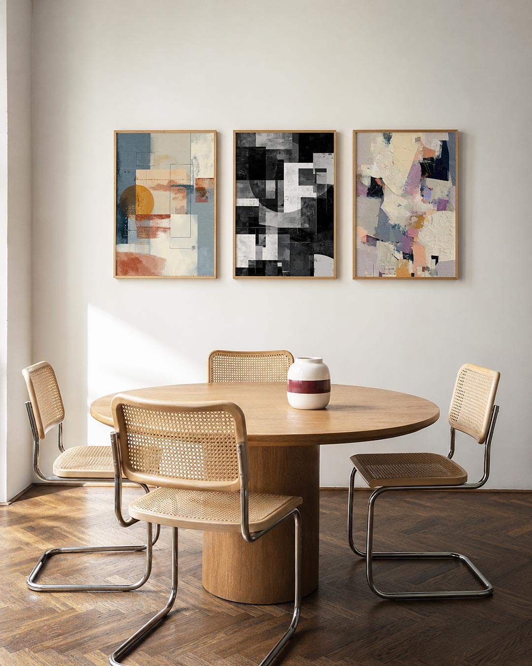 Vormen en vlakkenspel Posterset