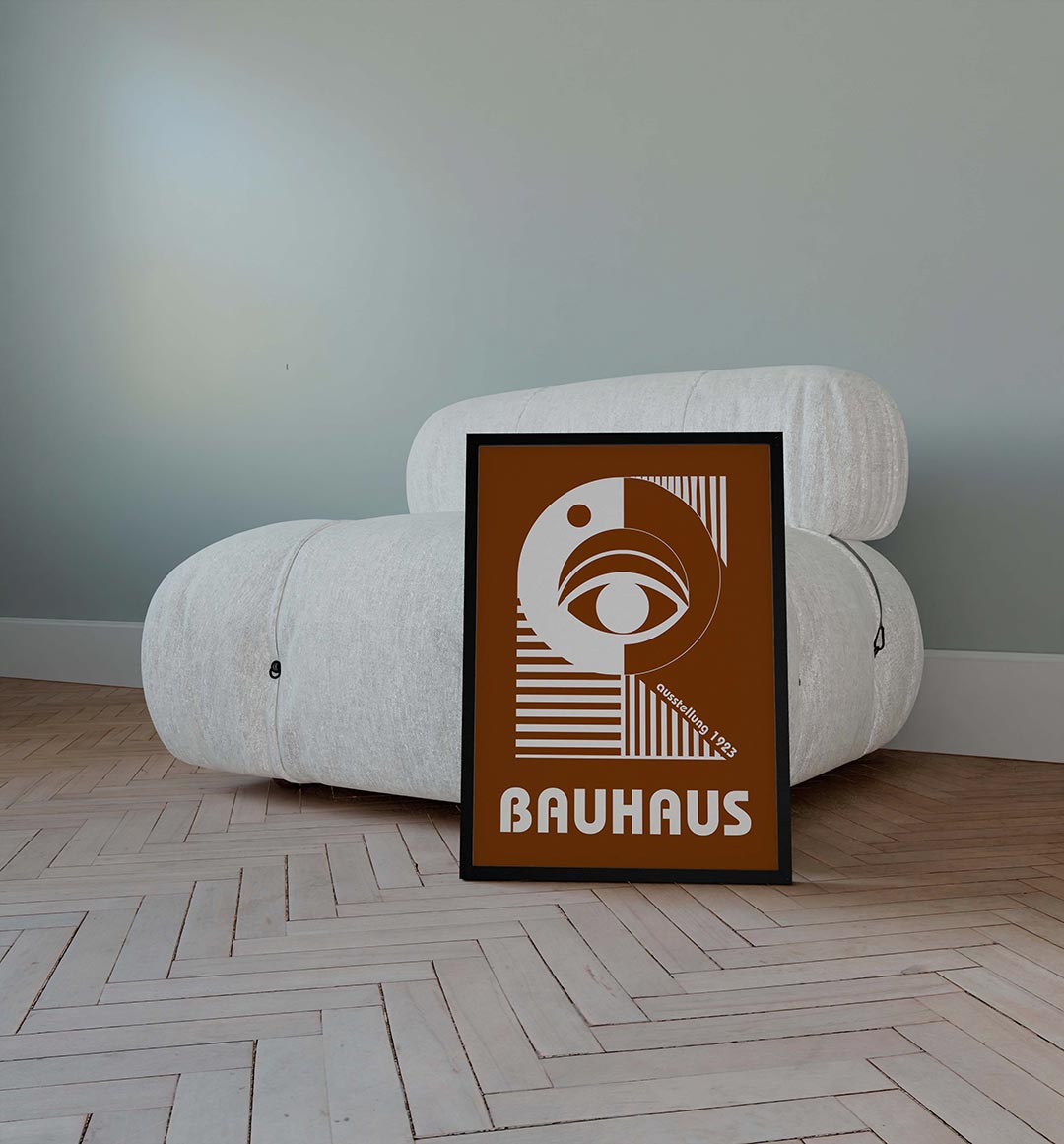 Oog en lijnen Poster