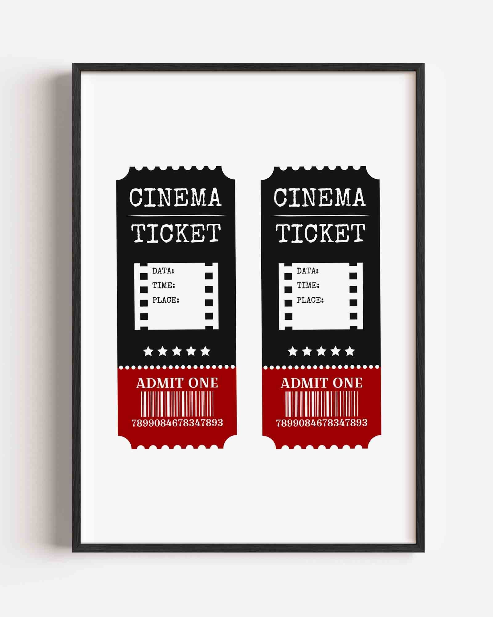 Cinema ticket Poster