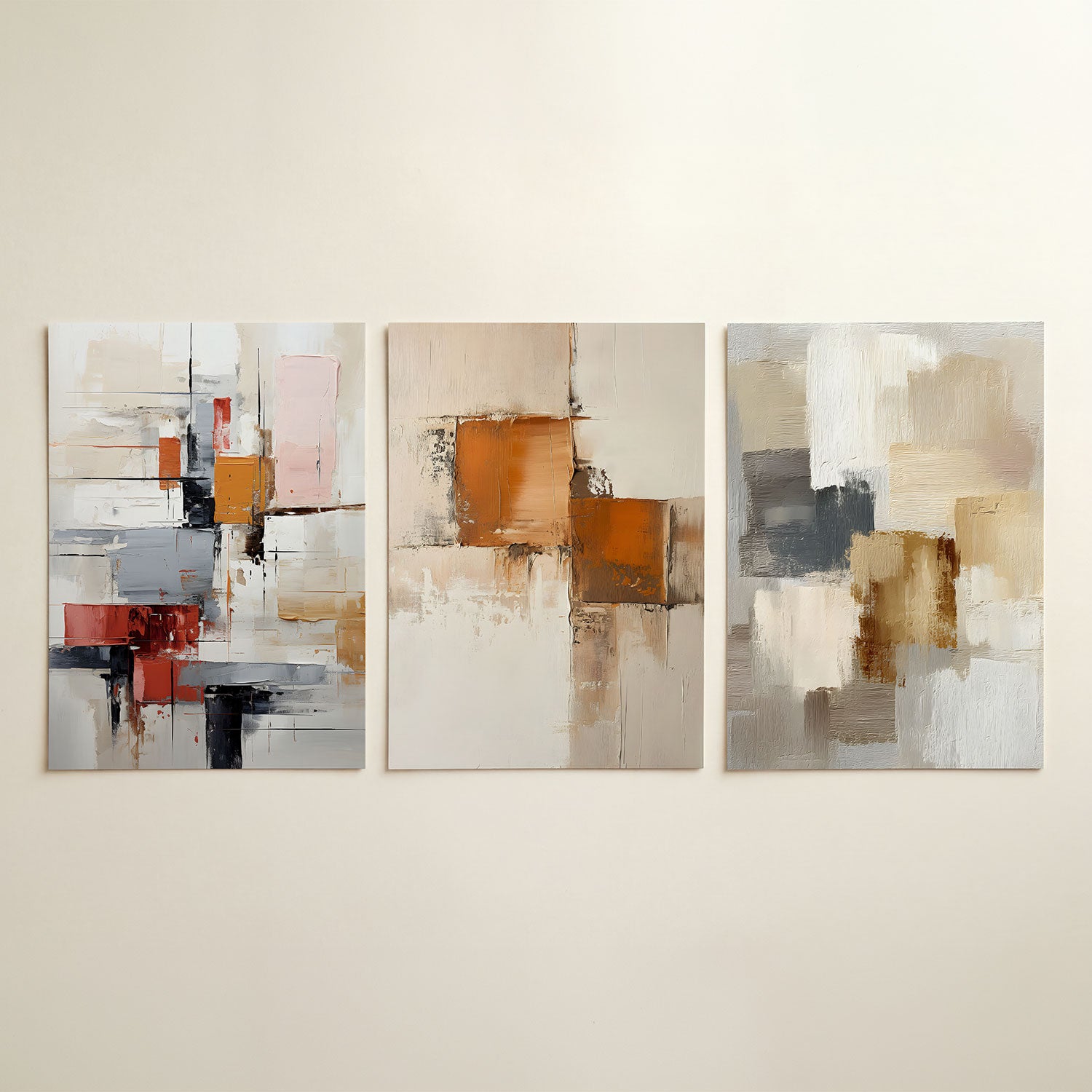 Kleurvlakken en lijnen Posterset