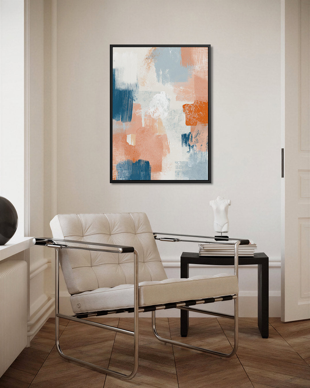 Kleurrijke vegen Kunstwerk
