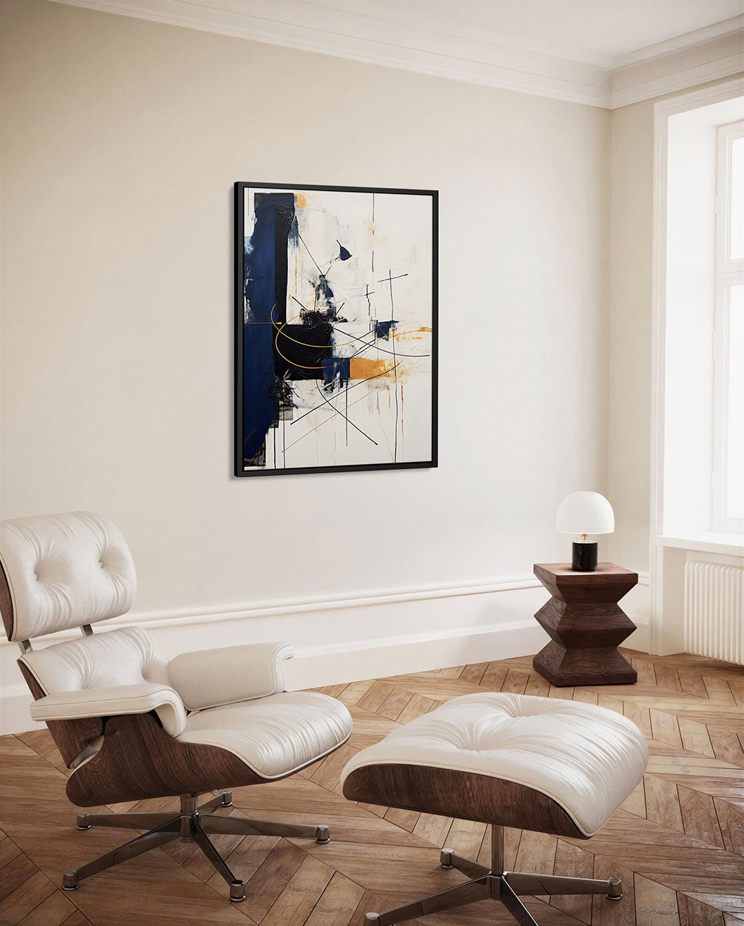 Geometrische lijnen Kunstwerk