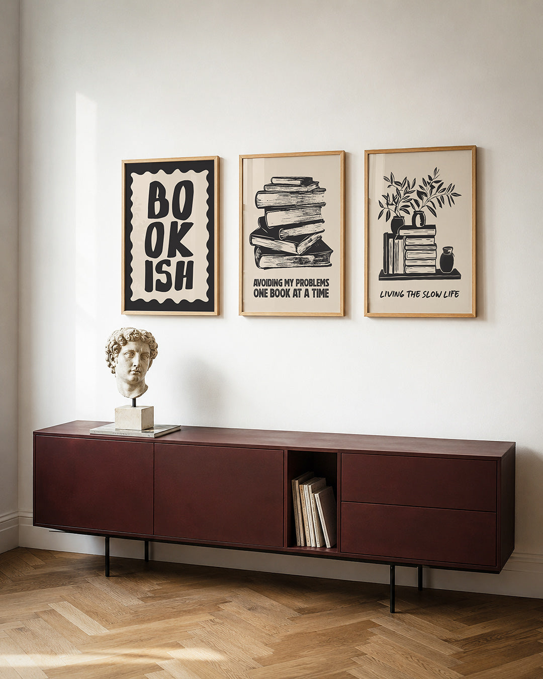 Golvende randletters Posterset