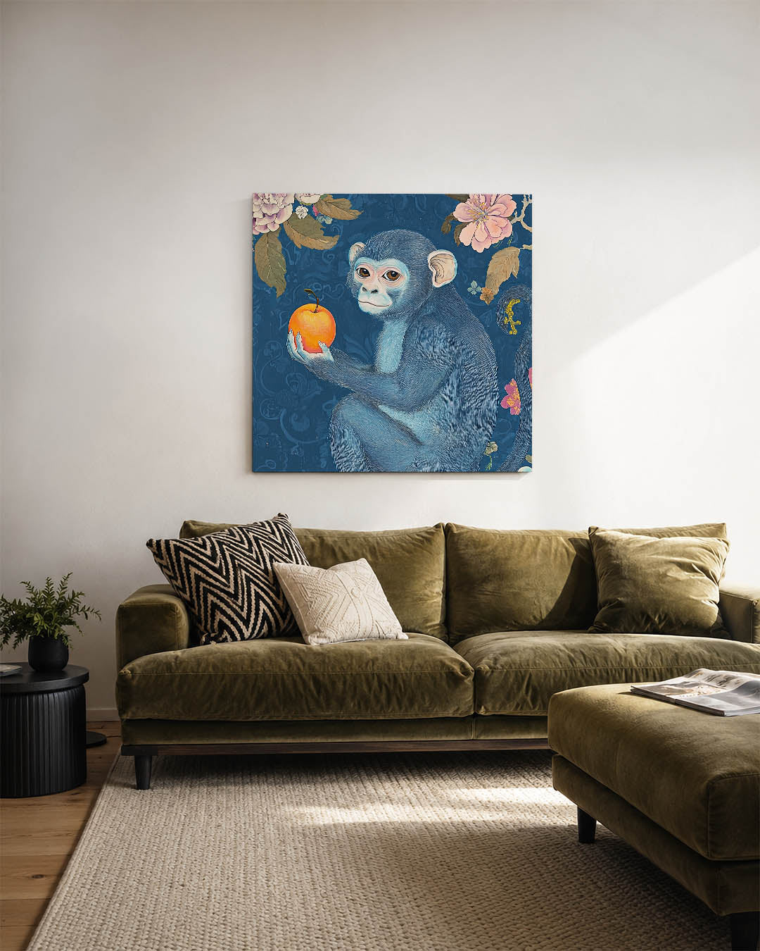 Dromerige aap Kunstwerk