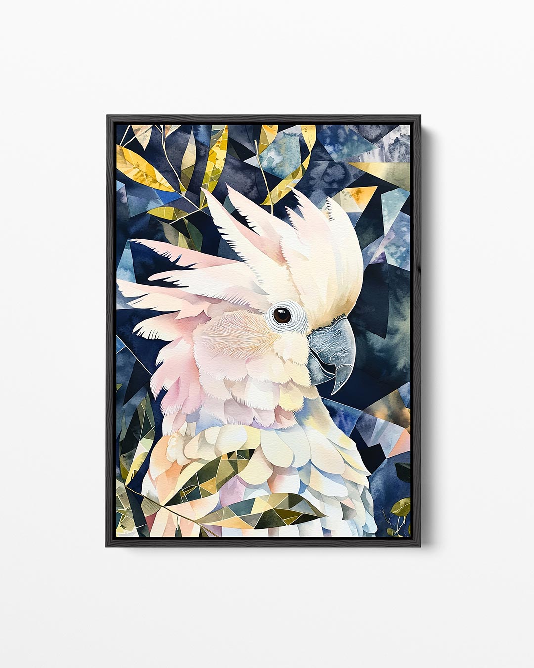 Vogels en geometrie Kunstwerk