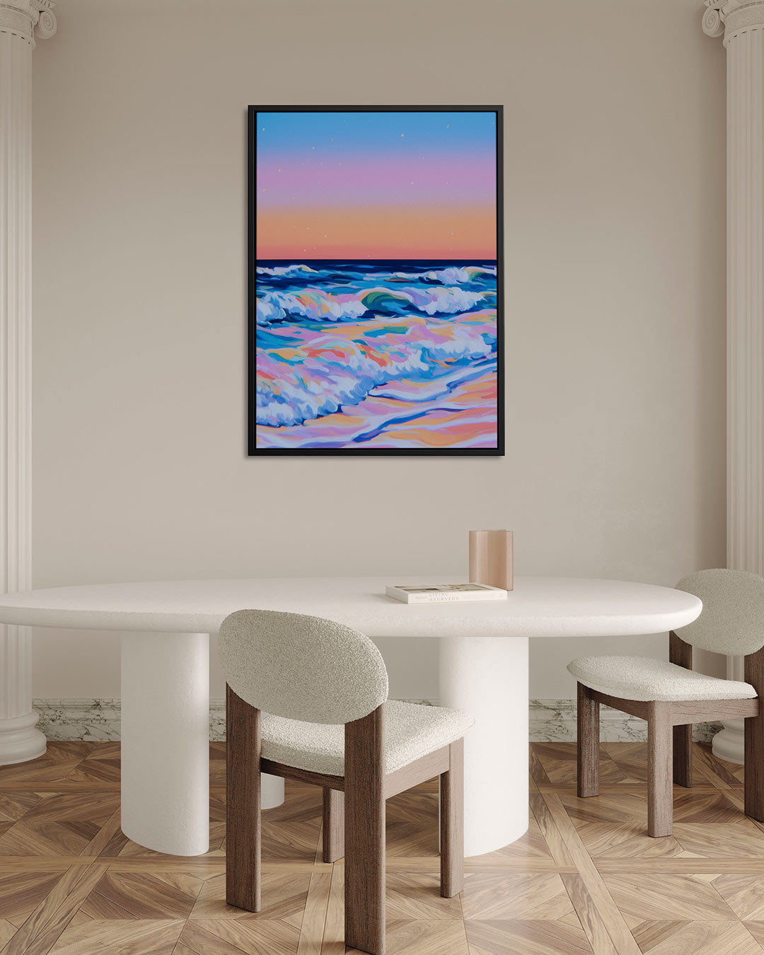 Kleurrijke zeezichten Kunstwerk