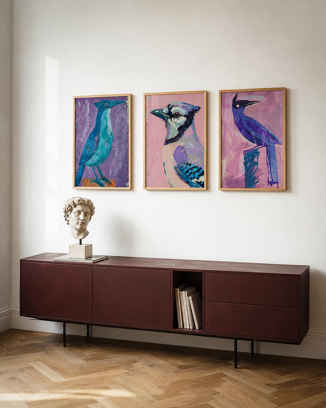 Vogel in kleur Posterset