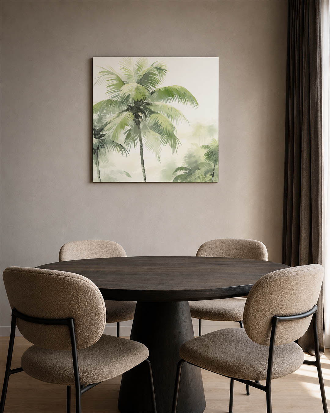 Tropische palmen Kunstwerk