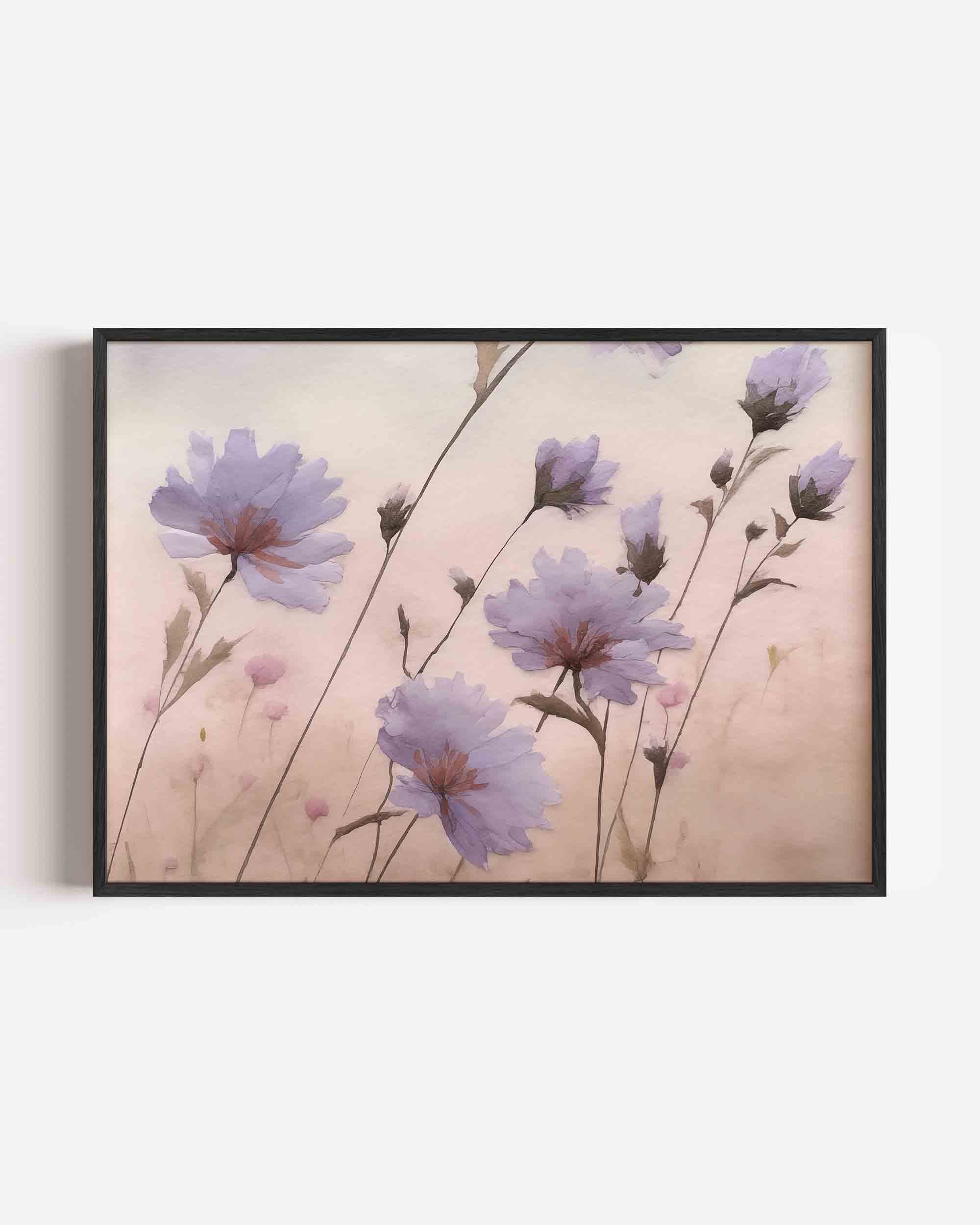Bloemen in pastel Poster
