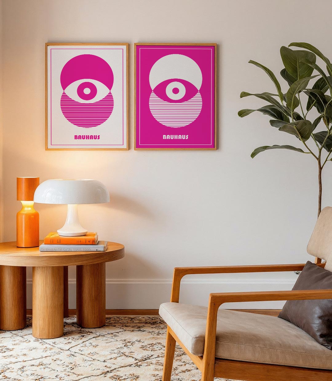 Cirkel en strepen Posterset