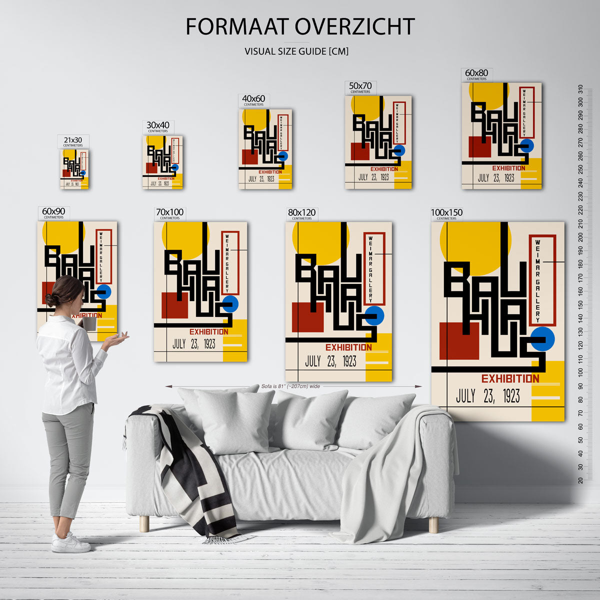 Vorm en kleur Poster