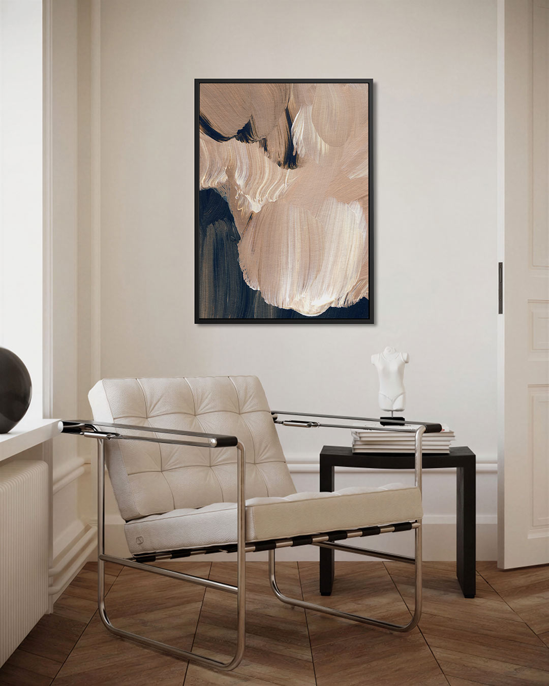 Organische penseelstreken Kunstwerk