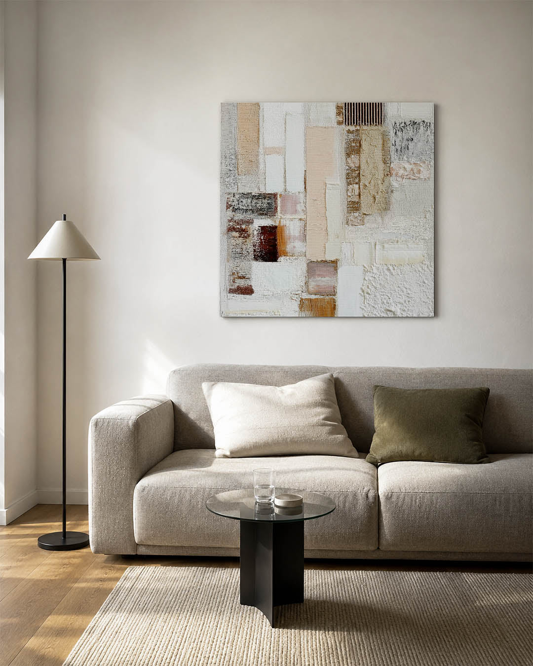 Textuur en lagen Kunstwerk