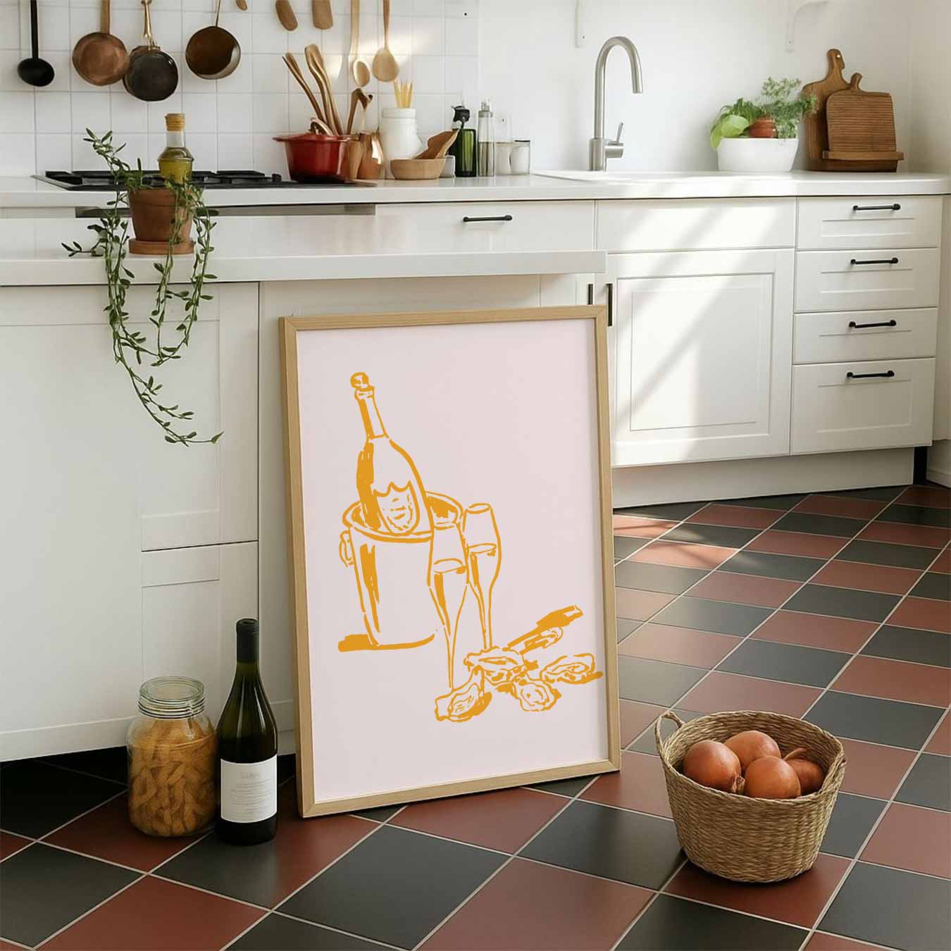Luxe Champagne Moment Poster-WallArtistic