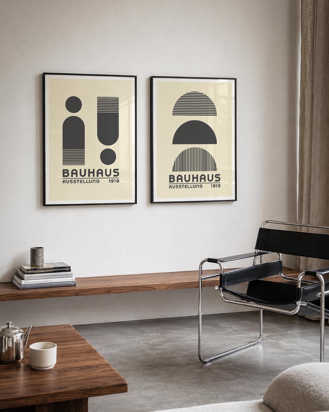 Vorm en lijnenspel Posterset