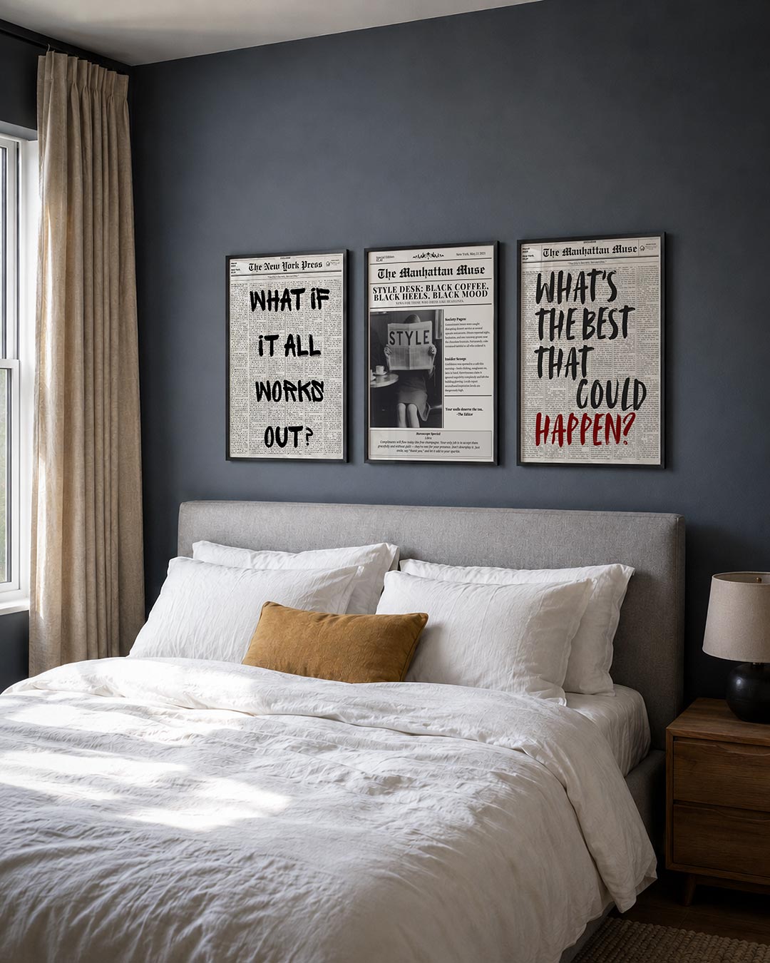 Typografische uitdrukking Posterset