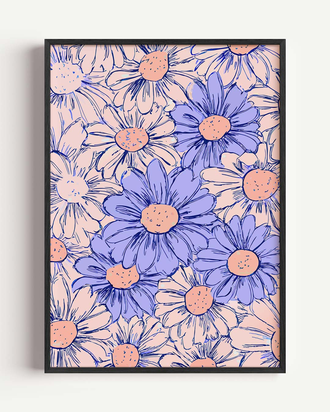 Vrolijke Bloemenpracht Poster-WallArtistic