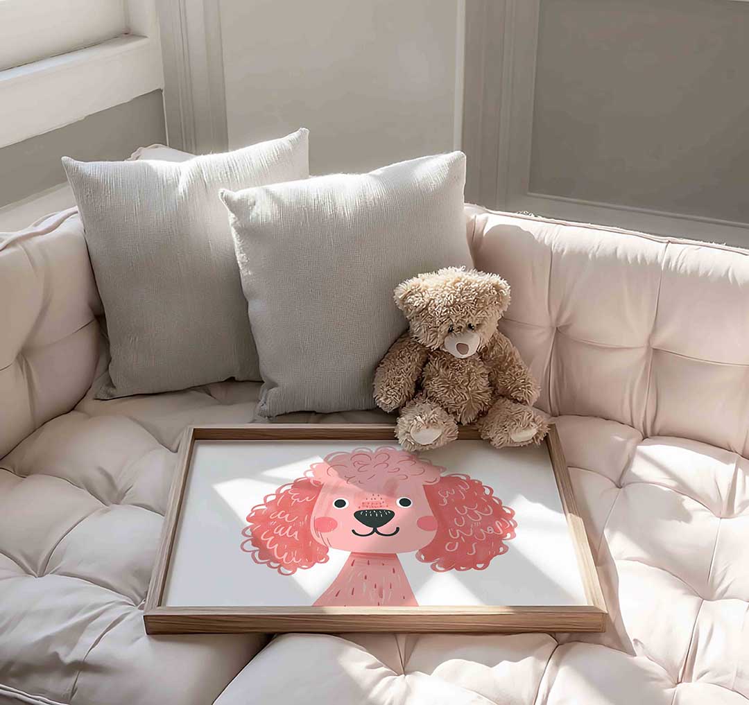 Roze poedel Poster