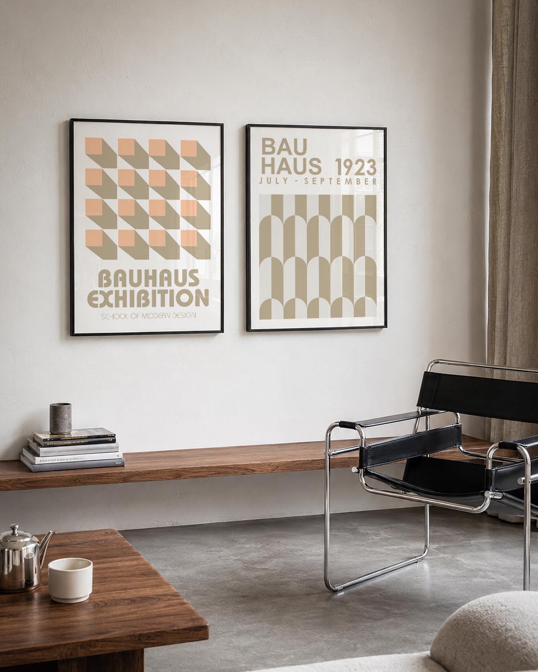 Vorm en schaduw Posterset