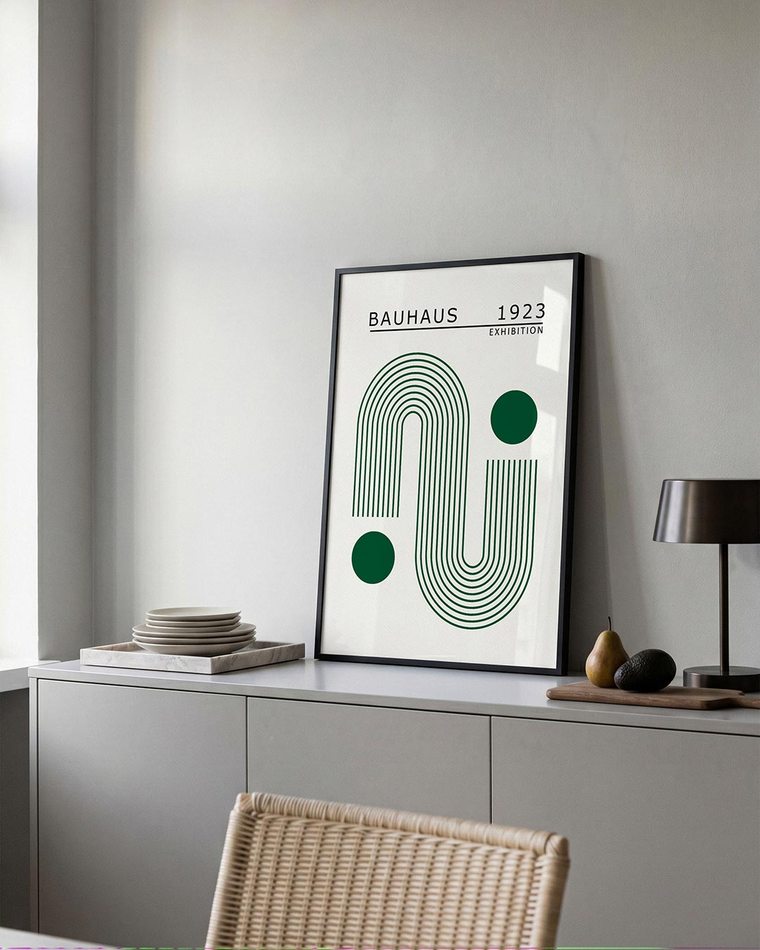 Lijnen en cirkels Poster