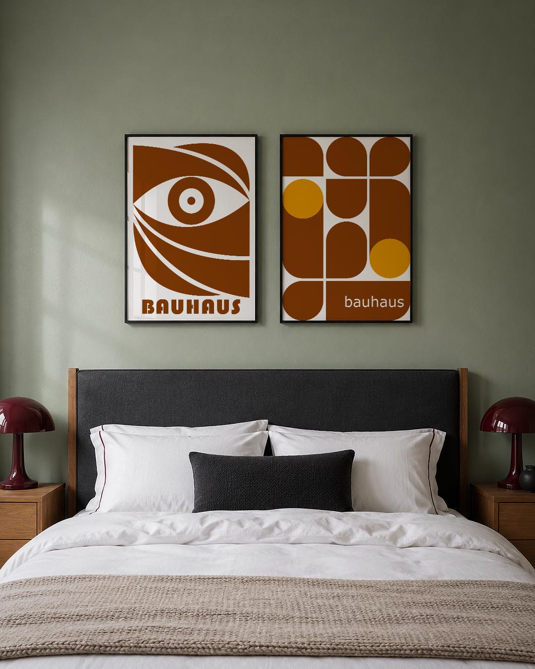 Oogvorm en lijnen Postersets