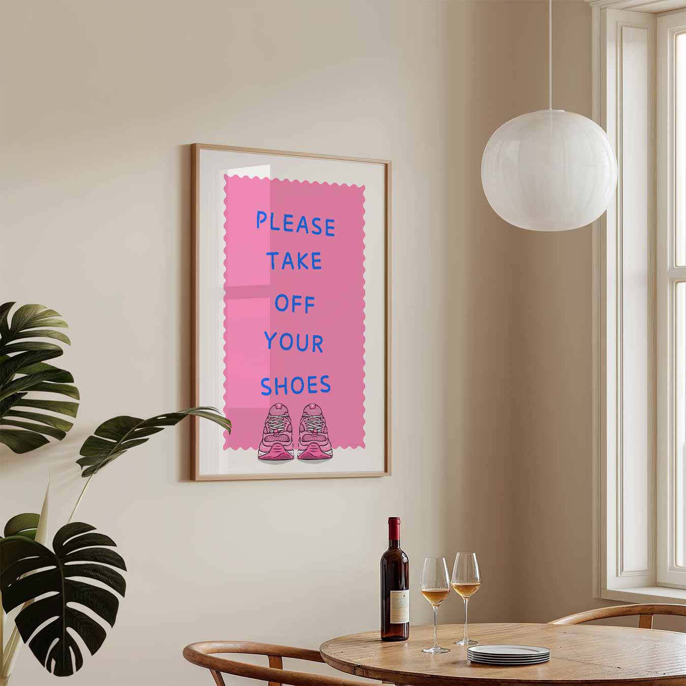 Stijlvolle Welkomstposter-WallArtistic