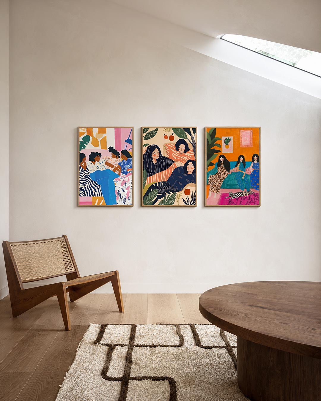 Kleurrijk samenspel Posterset