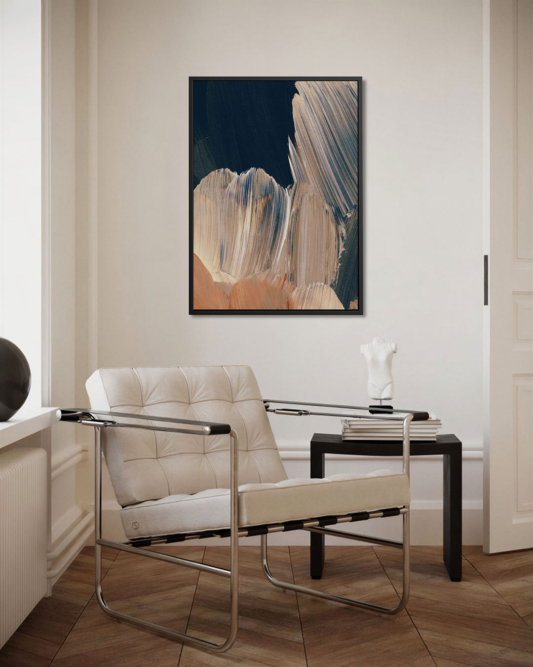 Dynamische penseelstreken Kunstwerk