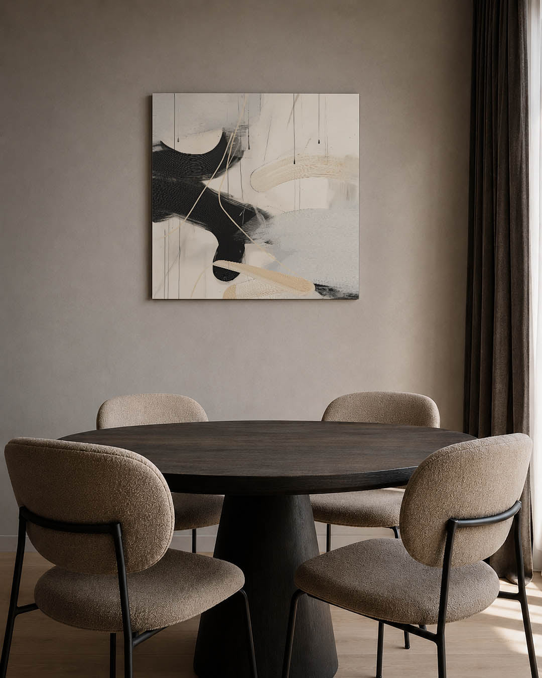 Dynamische lijnen Kunstwerk