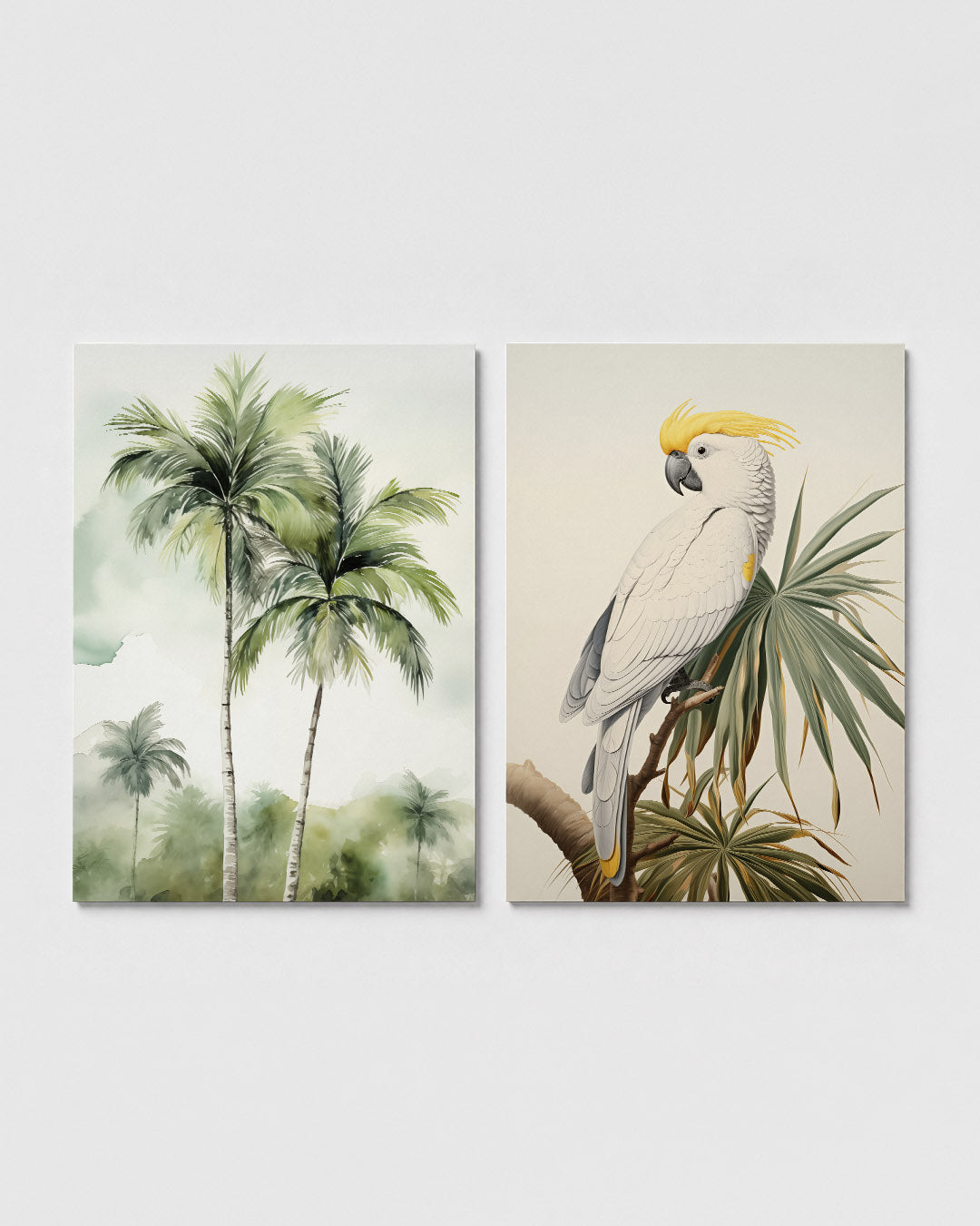 Tropisch groen Posterset