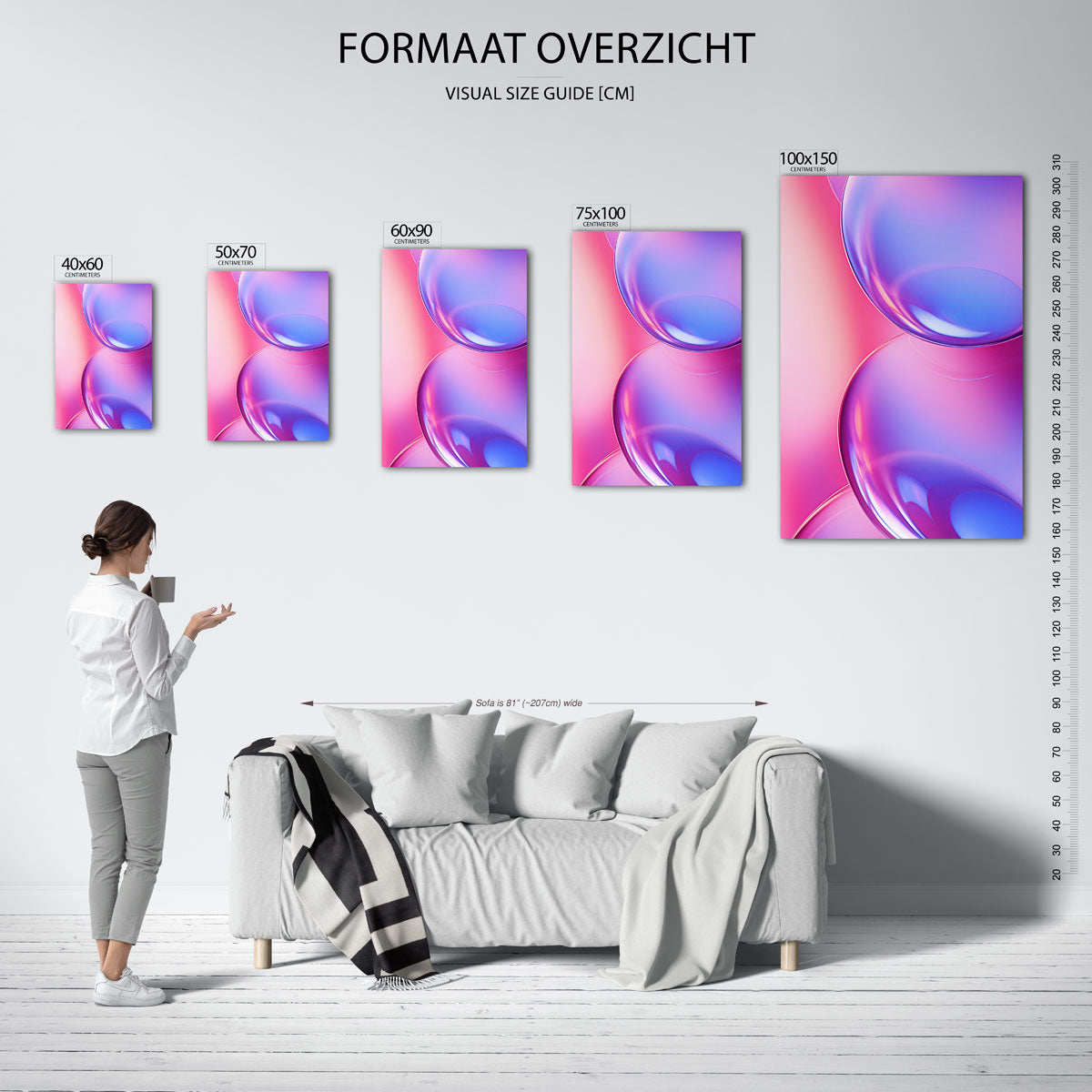 Organische vormen Kunstwerk