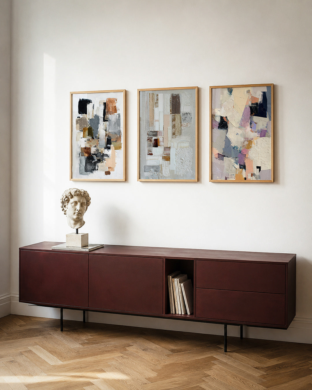 Kleurvlakken en textuur Posterset