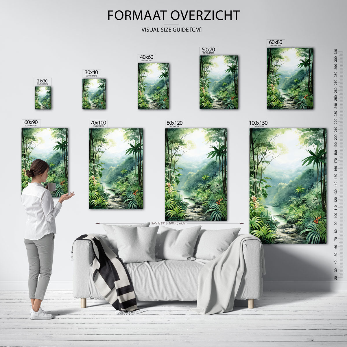 Weelderige jungle Poster