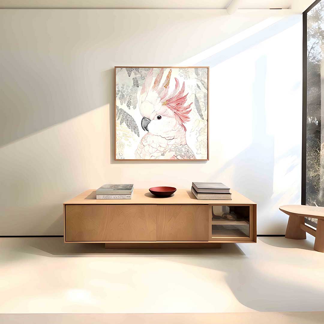 Papegaai met veren Poster