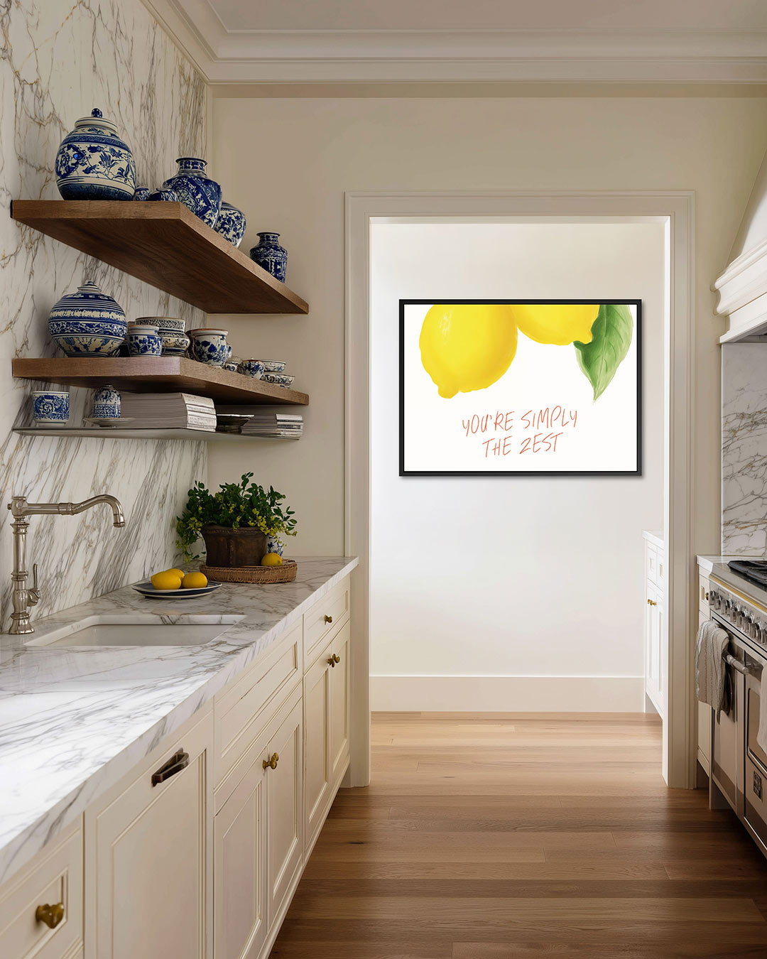 Citrus inspiratie Kunstwerk