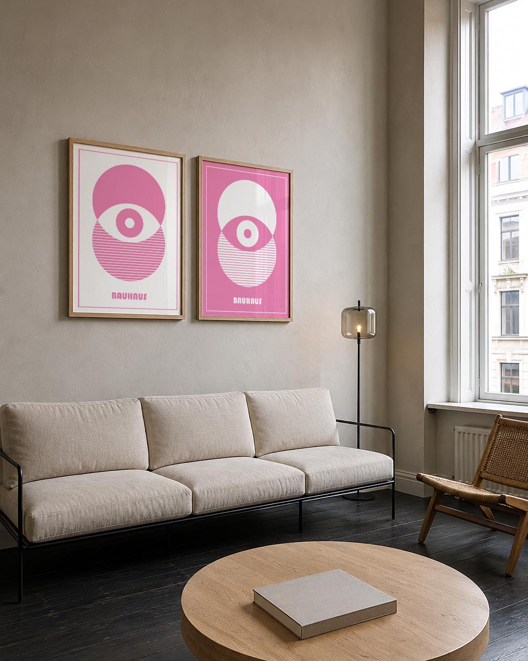 Cirkel en strepen Posterset