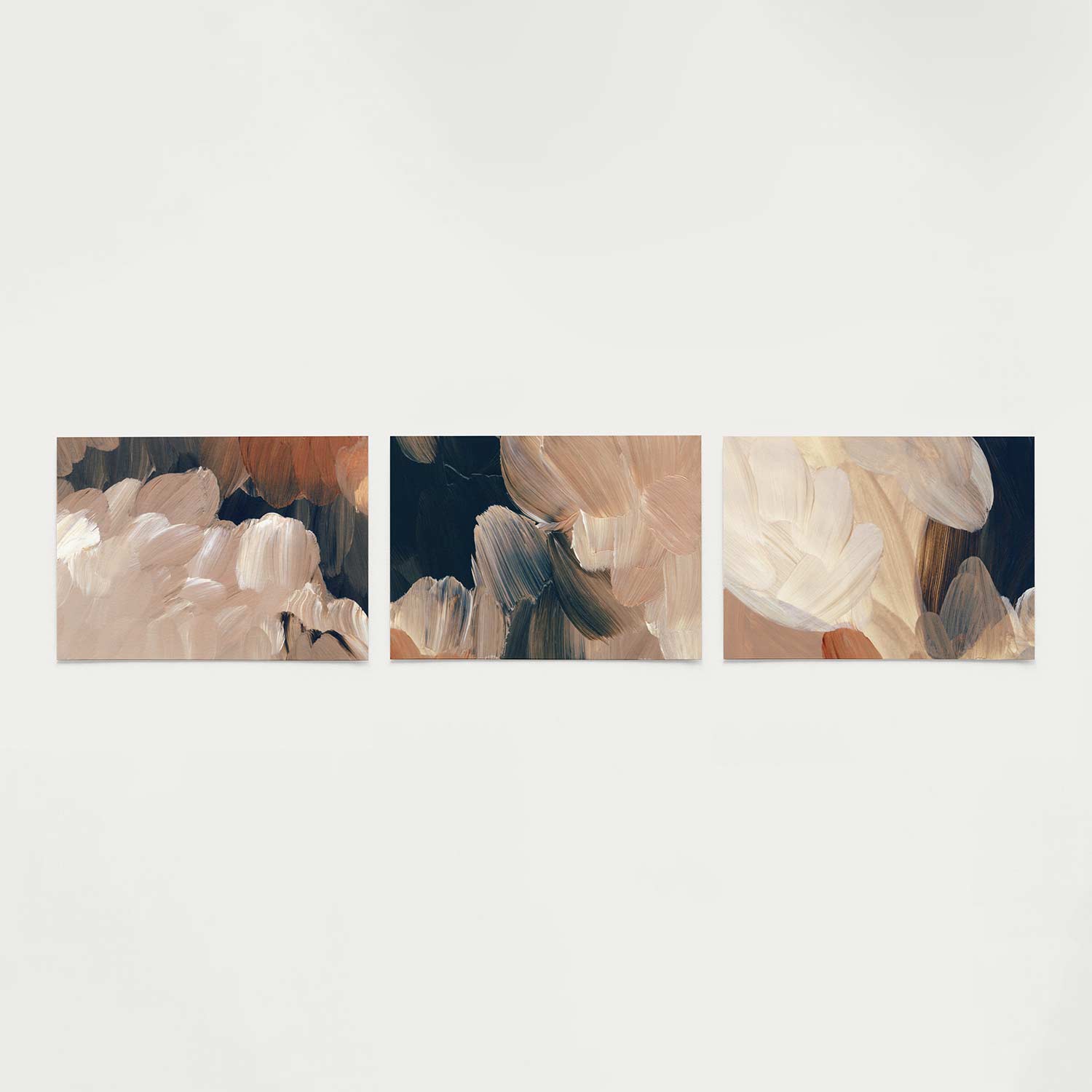 Zachte kleurvlakken Posterset
